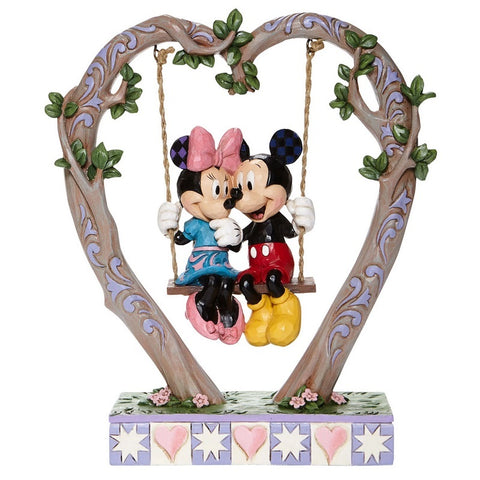 Disney Traditions Mickey & Minnie on Swing