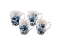Bundanoon Coupe Mug  - Garden Blues Set of 4