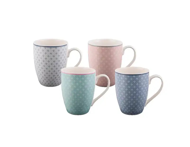 Bundanoon Coupe Mug  - Geo Diamonds Set of 4