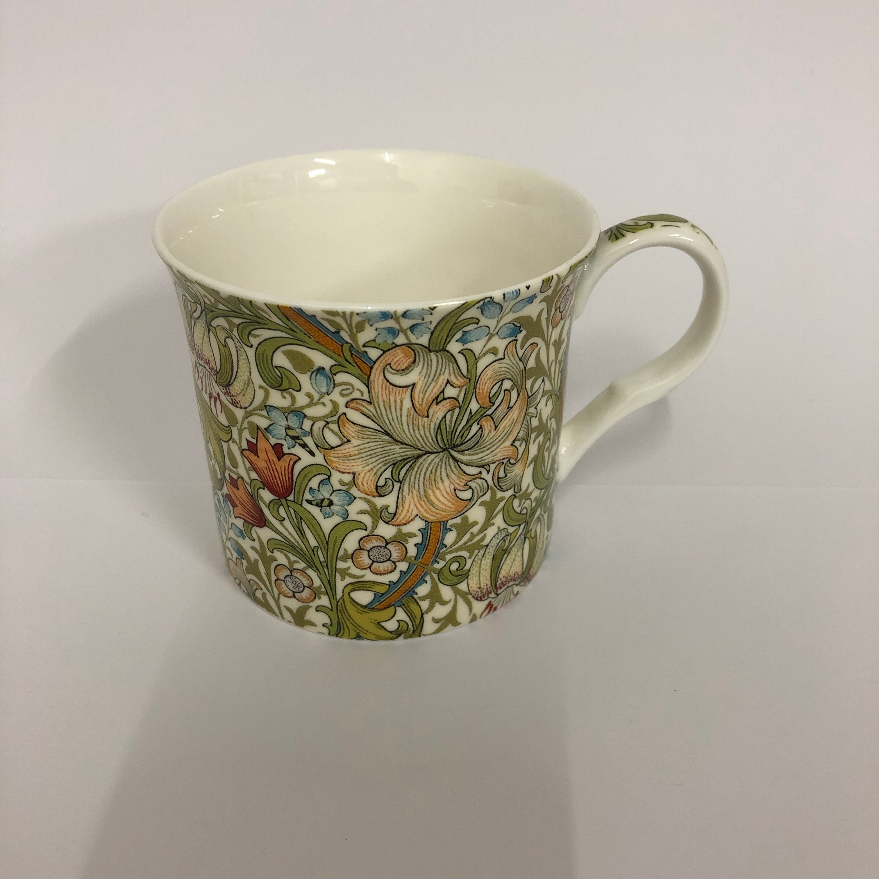 Golden lilies mug