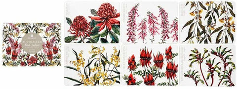 Ashdene Floral emblems coasters (set of 6)