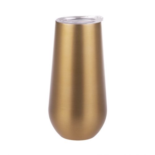 Oasis Double Wall Insulated Champagne Flute 180ml Gold