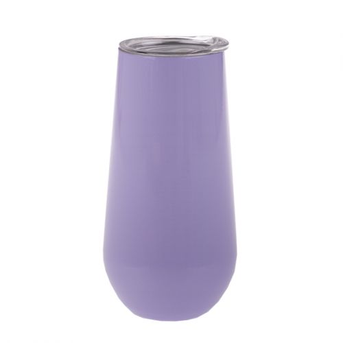 Oasis Double Wall Insulated Champagne Flute 180ml Lilac