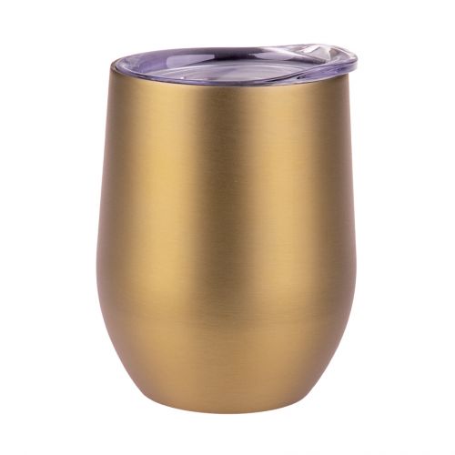 Oasis Double Wall Insulated Wine Tumbler 330ml Gold