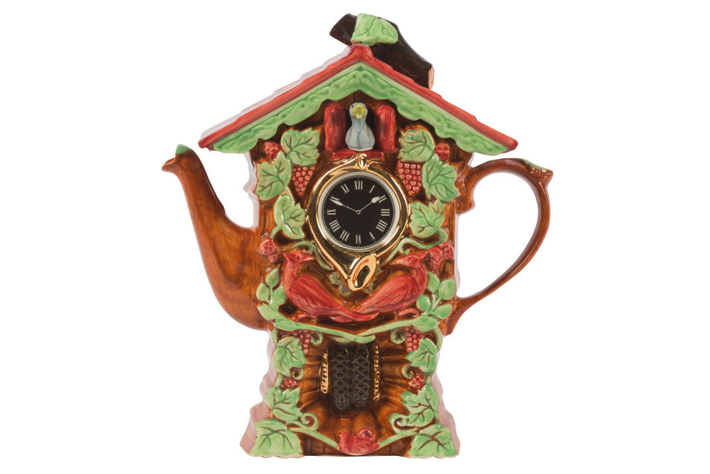 Ceramic Inspirations Cuckoo Clock Teapot