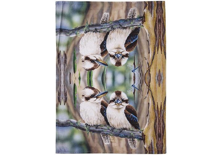 Ashdene Fauna of Kookaburras Tea Towel