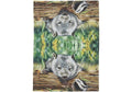 Ashdene Fauna of Aus Wombat & Lizard Tea Towel