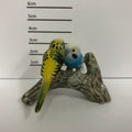 Budgies on Branch