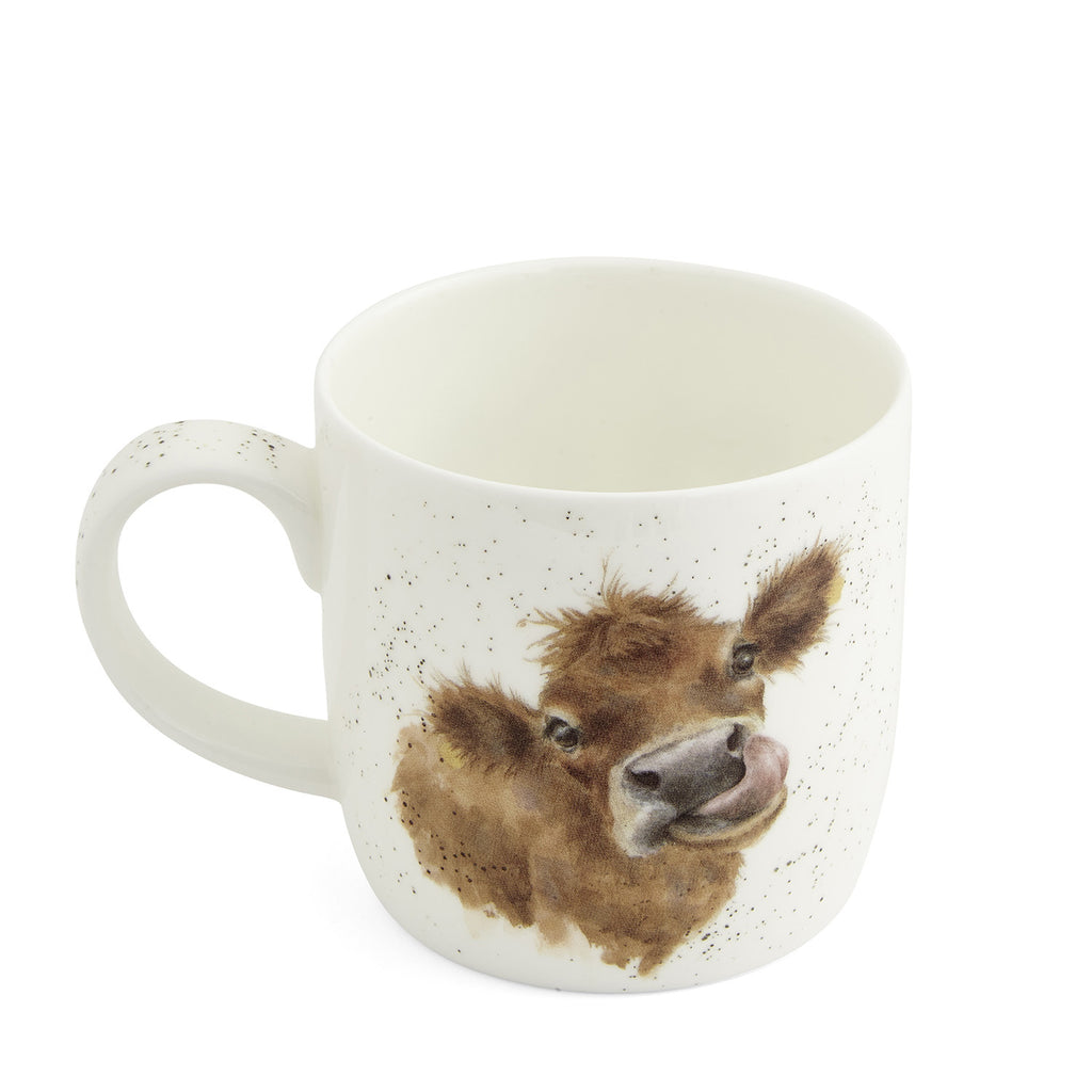 Royal Worcester Wrendale Designs Cow Mug