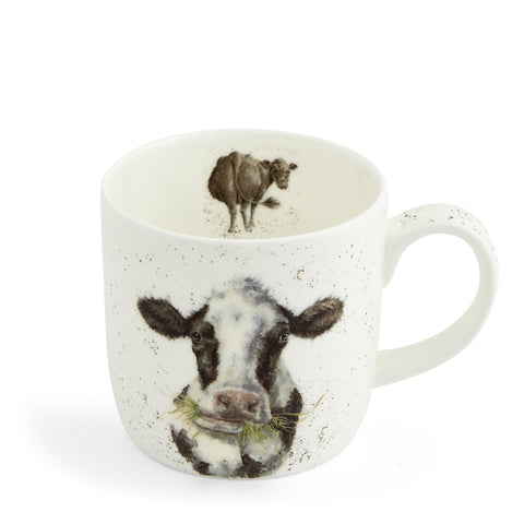 Royal Worcester Wrendale Designs Cow Mug