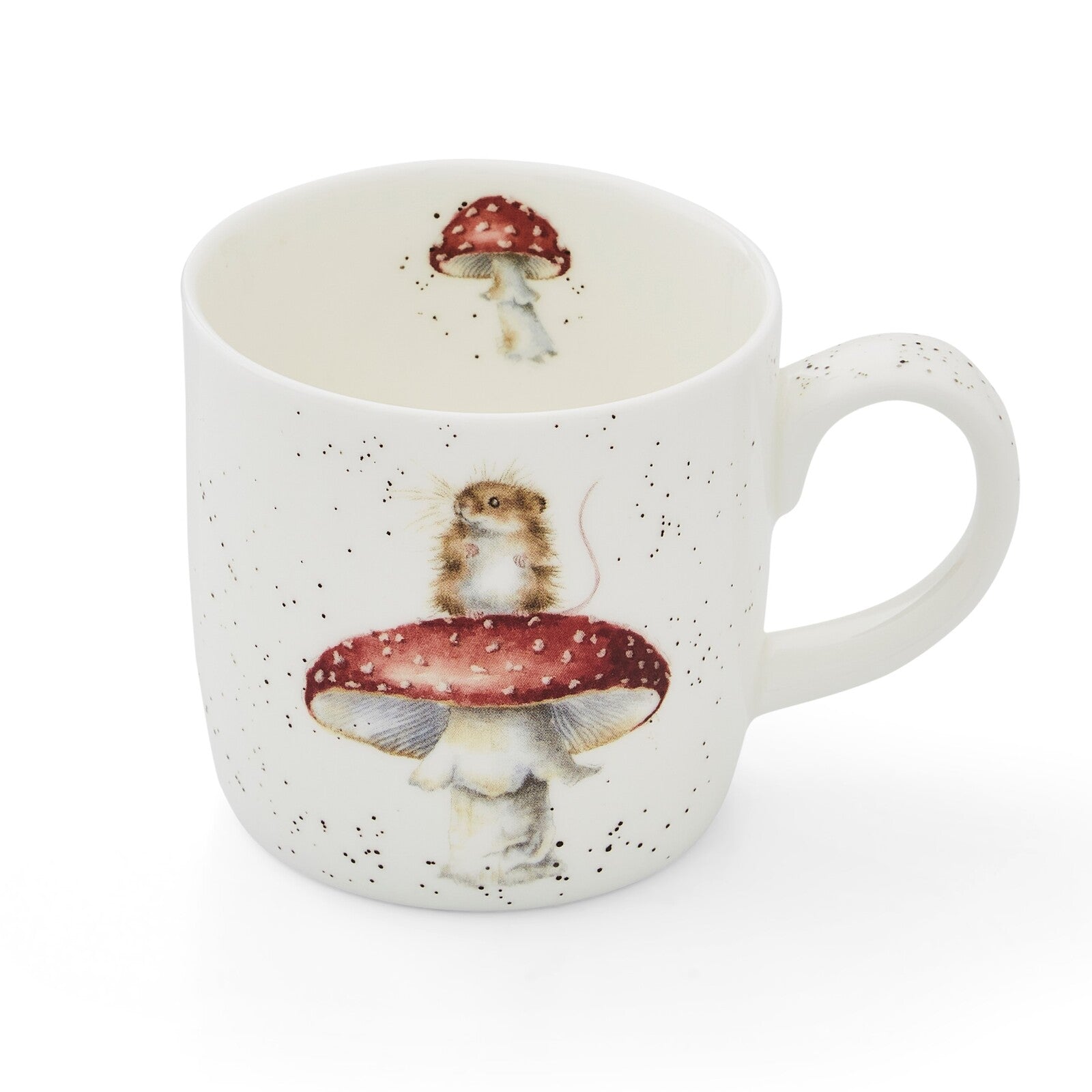 Royal Worcester Wrendale Designs Mouse and Mushroom Mug