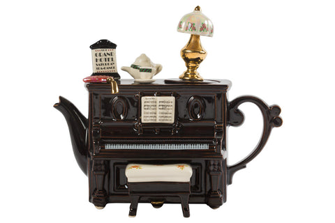 Ceramic Inspirations Piano Tea Dance Large Teapot