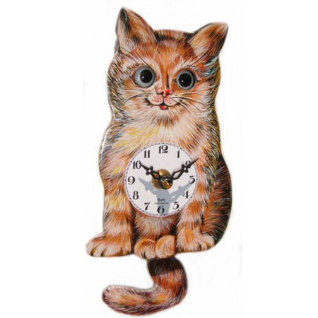 Quartz Cat Clock With Moving Eyes