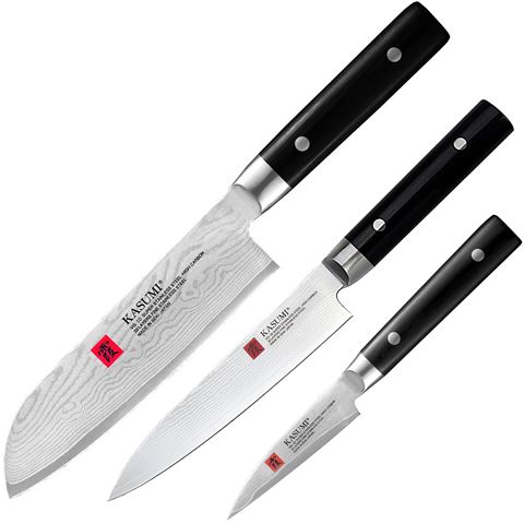 Kasumi 3 Piece Santoku Set