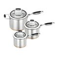 Scanpan Coppernox 3 Piece Saucepan Set