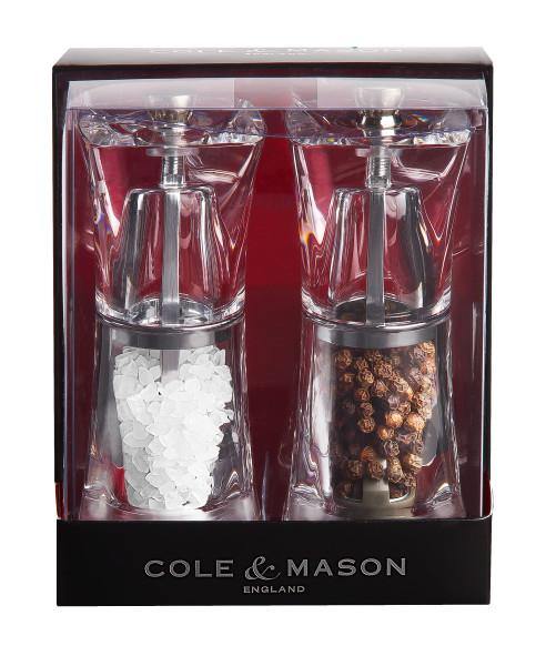 Cole & Mason Crystal Precision - Salt & Pepper Mill Set 12.5cm