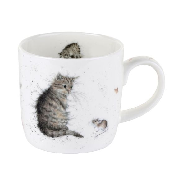 Royal Worcester Wrendale Designs Cat & Mouse Mug