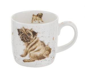 Royal Worcester Wrendale Designs Pug Mug